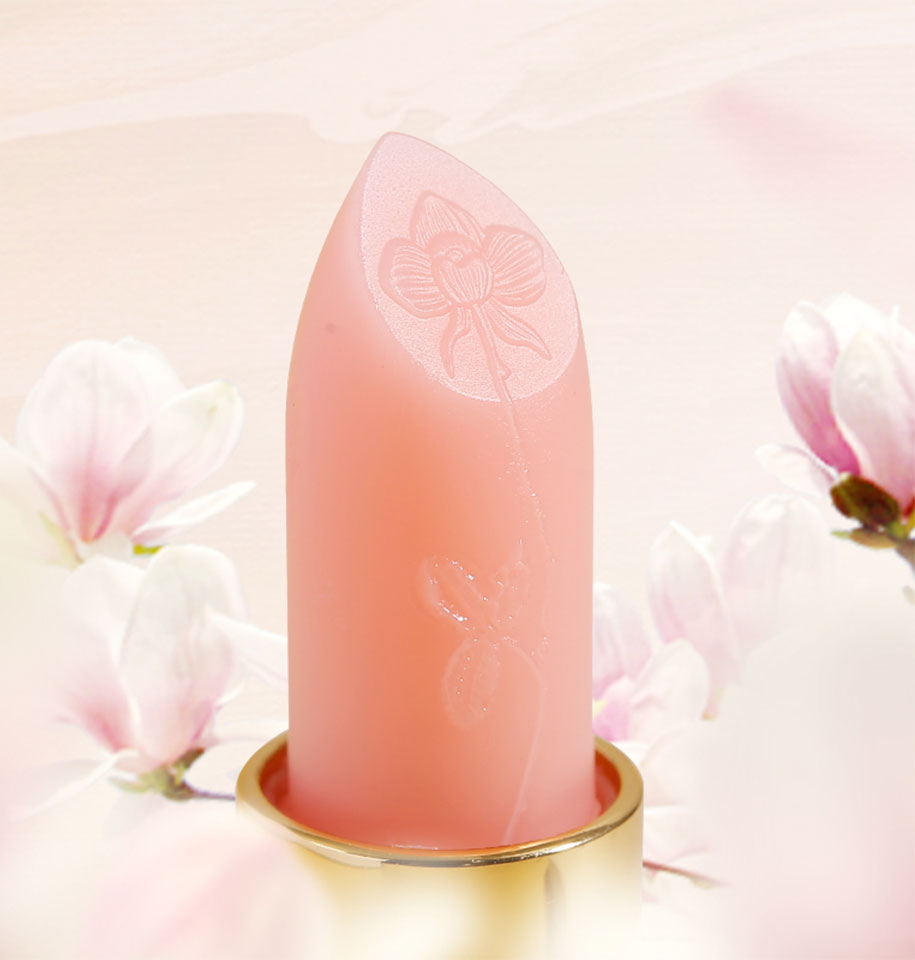 桃籽温变润唇膏